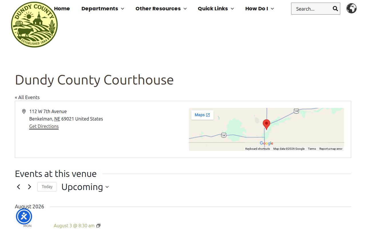 Dundy County criminal records courthouse
